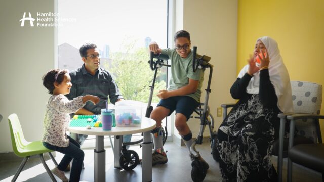 When Shabeena and Jaffer moved to Canada, they tried to find care for their son’s cerebral palsy close to their new home in Vaughan, but pandemic lockdowns and long waitlists made that a challenge. Eventually, the family decided to move to Hamilton, not for work or school but for access to the expert pediatric care at @mcmasterchildrens and Ron Joyce Children’s Health Centre for their son, Numair. Numair receives support from multiple hospital departments to help him build strength and stay mobile. For Numair and his parents, this care has made a meaningful difference in their lives.
Thanks to donor support, families like Numair’s can access specialized care, adaptive equipment and advanced research all under one roof. Donate at giftofhealth.ca before December 31 to have your donation matched and double your impact this holiday season.
#HamiltonHealthSciences #HamOnt #GiftOfHealth #PatientStory