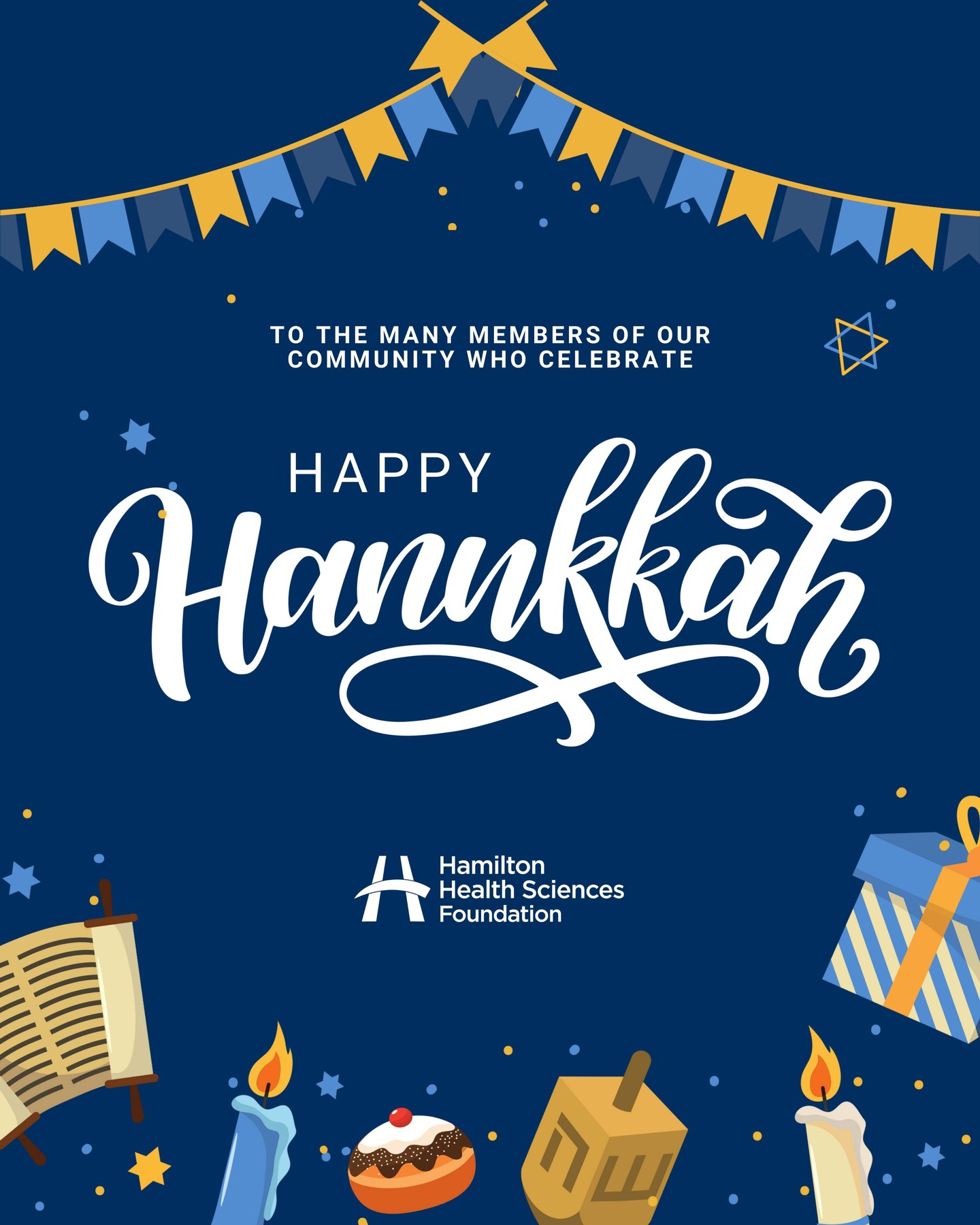 As we welcome the start of Hanukkah, we’re reminded that even the smallest flame can illuminate a room when it’s shared.
We see that same spirit in the generosity of our donors and the strength of our community as you help us bring hope and healing to families in need.
To all who celebrate, may your eight nights be filled with comfort, warmth and light that lasts long after the candles burn down. 🕯️🕯️