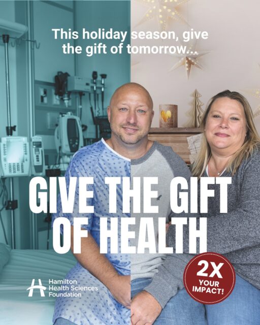 The most meaningful gift that you can give this holiday season is the gift of health. 💙💙 Each donation to Hamilton Health Sciences Foundation means one more birthday, one more anniversary, one more hug and one more smile. When you donate to the Gift of Health, you help fund cutting-edge research and world-class care right here in your community. (And don’t forget, you can donate up until the end of the year!)

This holiday season, give the gift of tomorrow. Donate at giftofhealth.ca (link in bio)

#GiftOfHealth #CommunityHealth #Donate