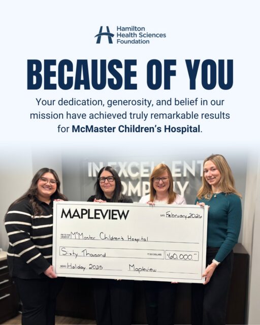 Thank you to @mapleviewcentrefor your incredible leadership and commitment to our Gift Wrapping and Holiday Workshop initiative. Your partnership helps us bring support to patients and families across our community.

We are also grateful to everyone who supported this campaign by making a donation and enjoying complimentary gift wrapping at Mapleview. Your generosity and kindness have made a real impact on patients and families at Hamilton Health Sciences Foundation and MacKids.

Together, we’re making a difference! 💙 #MapleviewCentre