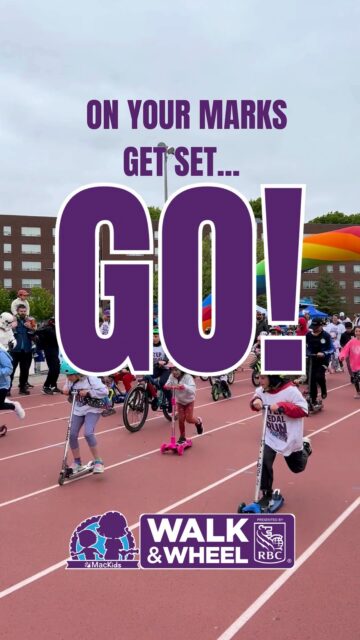 Every step taken. Every wheel turning. Every dollar raised. 💛 

Walk & Wheel is more than an event—it’s our community coming together to uplift children and families who depend on the exceptional care at McMaster Children’s Hospital and Ron Joyce Children’s Health Centre. 

By registering, fundraising, or donating, you help provide specialized care, life-changing treatment, and renewed hope to families right here at home. 

Whether you walk, roll, ride, or cheer from the sidelines, you’re making a difference because together, we are stronger. 

Join us. Register today and help shape brighter futures. 

🔗 Link in bio