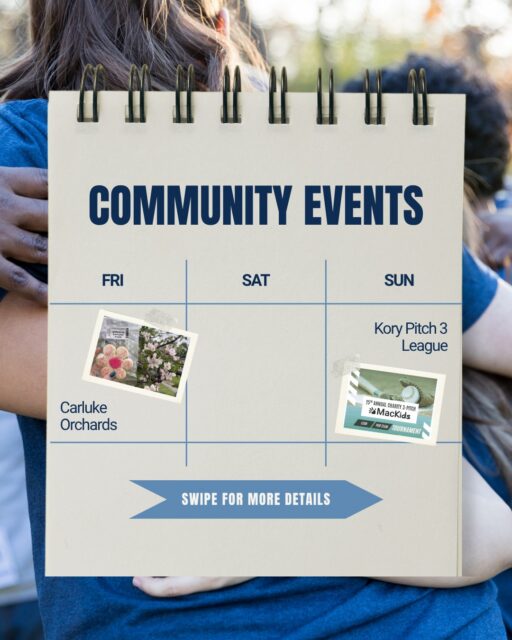 Supporting local health care starts with our region💙 Together, every contribution helps make a lasting impact.

1️⃣ The Butterfly Effect 🦋✨ 
📅 March 15 – November 15 
💙 Participate or donate: https://hhsf.akaraisin.com/ui/TheButterflyEffect @thebutterflyeffect.juravinski 

2️⃣ Carluke Orchards 
📅 May 1st to May 31st
💙 Visit the store and purchase a MacKids cookie, with all proceeds going to McMaster Children's Hospital. @CarlukeOrchards 

3️⃣ Kory 3 Pitch League 
📅 Saturday, June 27 & Sunday, June 28 
💙 Support by visiting their Facebook page: KoryThreePitch