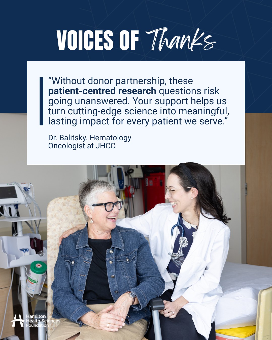 Every innovation, discovery, and breakthrough that changes the lives of patients begins with donors like you. π
Your support helps drive exceptional research that leads to better treatments, new discoveries, and hope for patients and families across our community.
Join us in transforming lives through the power of research. β¨
Learn more and donate today at hamiltonhealth.ca or visit the link in bio.