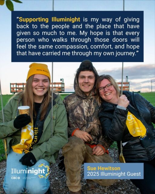 For Sue, the Juravinski Hospital and Cancer Centre is more than a place of treatment. It's a place filled with kindness, compassion, and hope. 

After years of receiving care at JHCC, Sue knows firsthand the impact that every doctor, nurse, volunteer, and staff member can have on a patient's journey.

That experience is why she continues to support Illuminight alongside her team, Making Memories, helping raise funds so others can receive the same exceptional care and support. 

Join Sue and the Making Memories team in lighting the path forward for cancer patients and their families. 

✨ Register, fundraise or donate today! 
🔗 Link in bio

#lighthepathforward #illuminight #illuminight2026