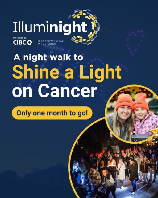 ✨ One month until Illuminight. 

On September 25, we'll be heading to Westfield Heritage Village for an evening in support of cancer care and research at Juravinski Hospital and Cancer Centre. 

We've got stunning light installations, live music, great food, family-friendly activities, a 2.7 km walk and an exciting finale to close out the night. 

If you've been thinking about signing up, now's the time! 

Register, start a team, fundraise, make a donation, or share the event with someone who might want to take part. 

Every dollar raised helps support the highest-priority needs in cancer care across our region. 

🔗 Link in bio

#Illuminight #LightThePathForward #Illuminight2026 #CancerCare