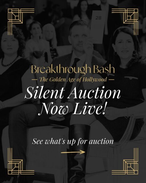 The Breakthrough Bash Silent Auction is NOW LIVE! ✨ 

Bid on exclusive items and unforgettable experiences, including sports tickets, culinary adventures, entertainment packages, jewelry, tech, and so much more. 

With dozens of incredible items available, there's something for everyone.

Visit the auction website to explore the full collection and start bidding. 

Every bid supports personalized medicine research, helping drive breakthroughs in care and treatment. 

🔗 Bid now through the link in our bio