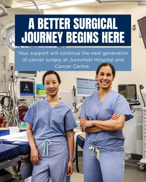 When someone you love is facing cancer, every advantage matters.

We're raising $3 million to bring a new da Vinci Surgical Robotic System to Juravinski Hospital and Cancer Centre, helping surgeons perform complex cancer surgeries with greater precision through a minimally invasive approach. This technology can mean smaller incisions, fewer complications, faster recovery, and better outcomes for patients across our region.

Your support will continue the next generation of cancer surgery at Hamilton Health Sciences.

Donate today through the link in our bio.