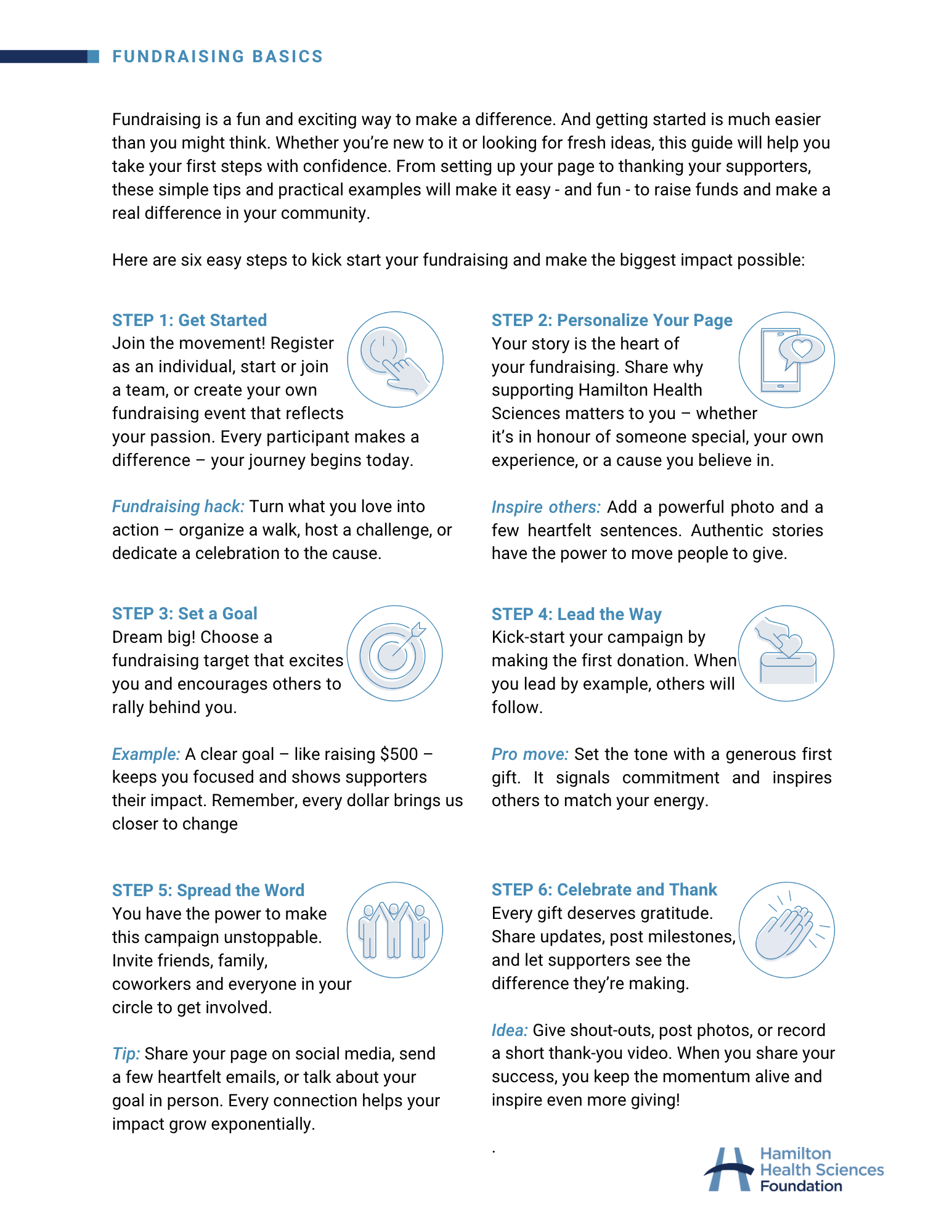 Fundraising Basics Resource Preview